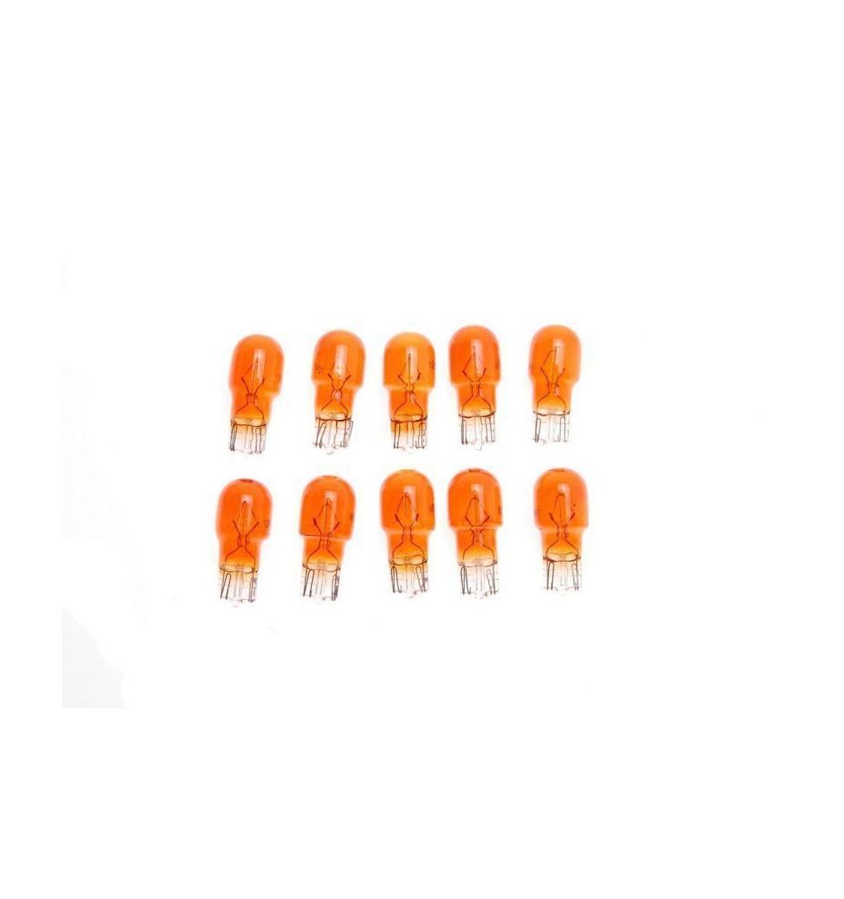 Żarówka Awina 12V 10W T13 cała szklana pomarańczowa (cena za sztukę)