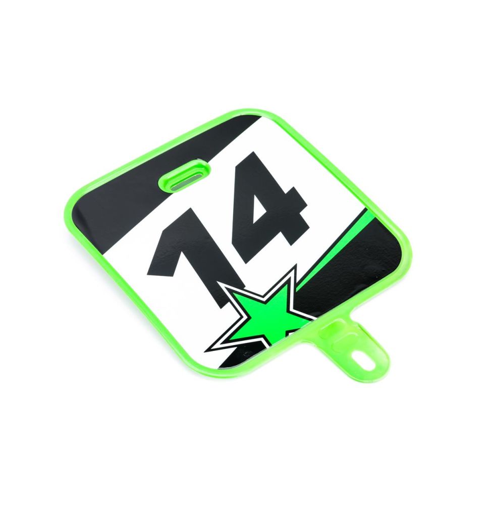 Emblemat przedni z nr.14 Romet Mini Cross zielony