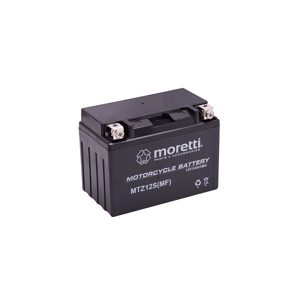 Akumulator żelowy AGM Moretti MTZ12S 12V, 11Ah (odpowiednik YTZ12S)