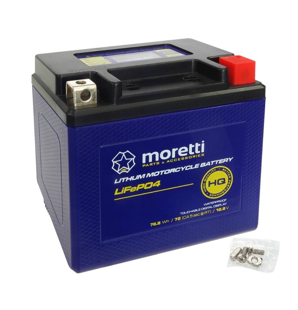 Akumulator litowo-jonowy Moretti MFPX5L z wyświetlaczem