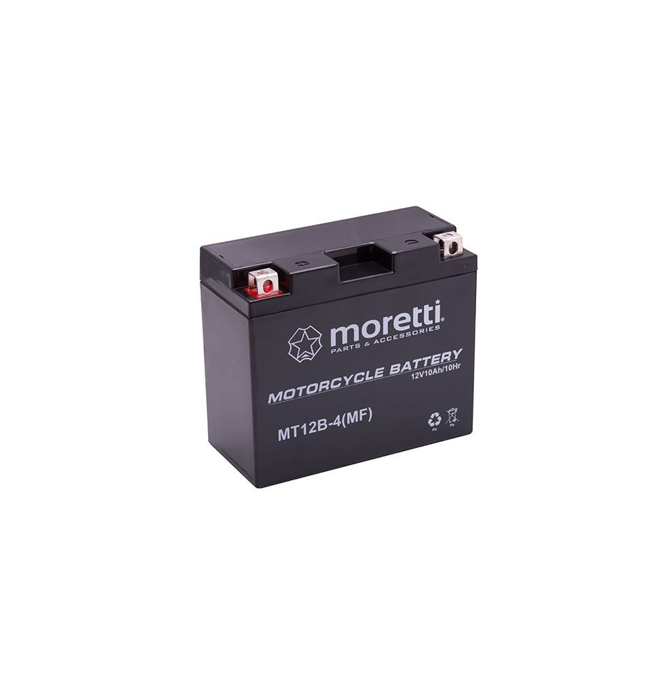 Akumulator żelowy AGM Moretti MT12B 12V, 10Ah (odpowiednik YT12B)