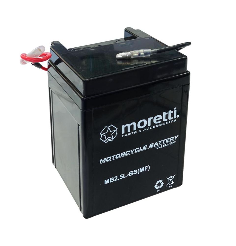 Akumulator żelowy AGM Moretti (Gel) MB2,5L-C 12V 2,5Ah