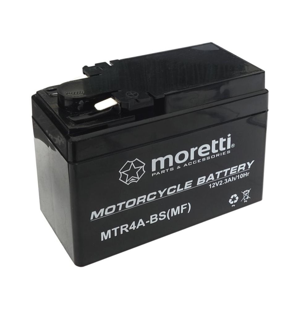 Akumulator żelowy AGM Moretti (Gel) MTR4A-BS 12V 2,3Ah