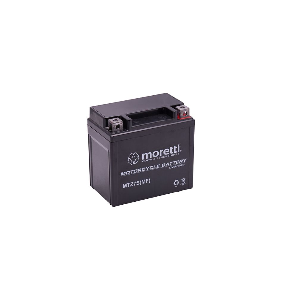 Akumulator żelowy AGM Moretti MTZ7S 12V 6Ah (odpowiednik YTZ7S)