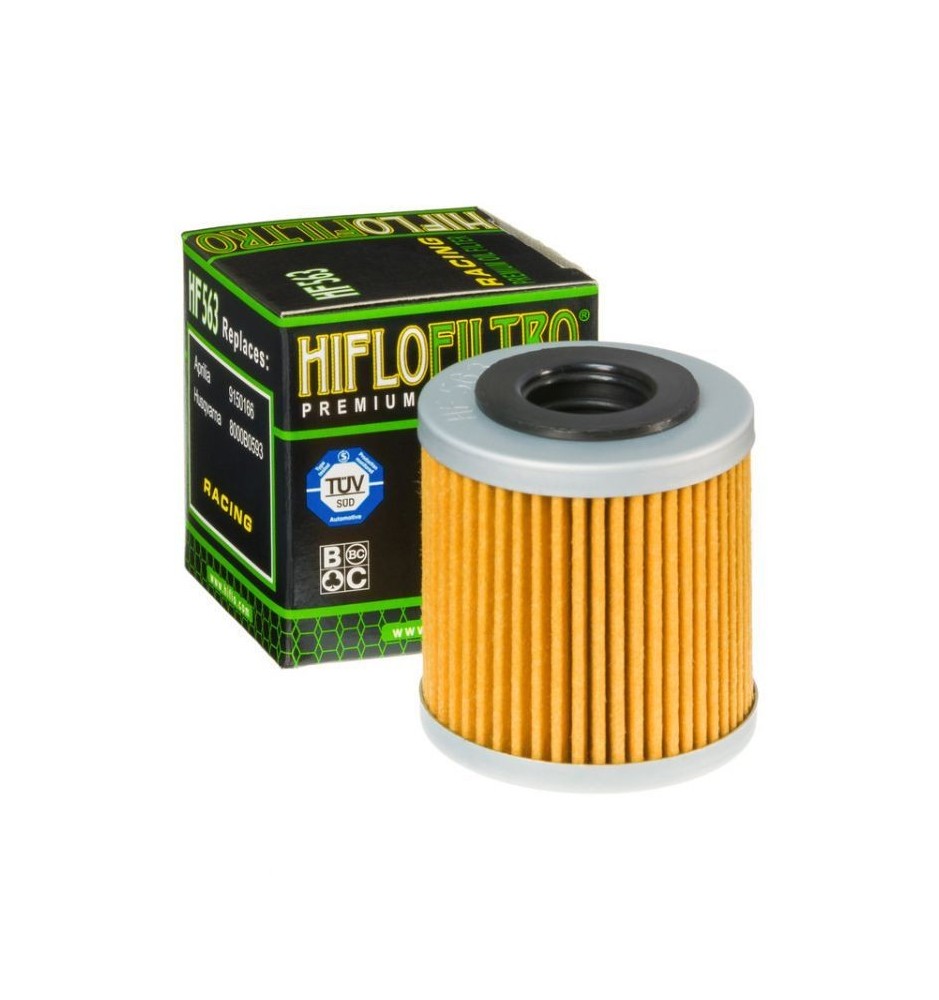 Filtr oleju HifloFiltro HF563 do Aprilia RS4 125, RXV 450, RXV 550, SXV 450, SXV 550 / Husqvarna SM 450, SM 510, SM 530, SMS 630