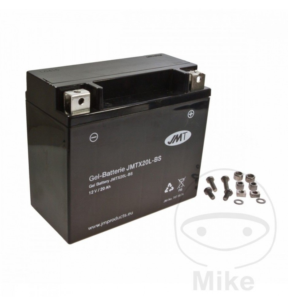 Akumulator żelowy JMT YTX20L-BS 12V 20Ah (odpowiednik Yuasa YTX20L-BS)