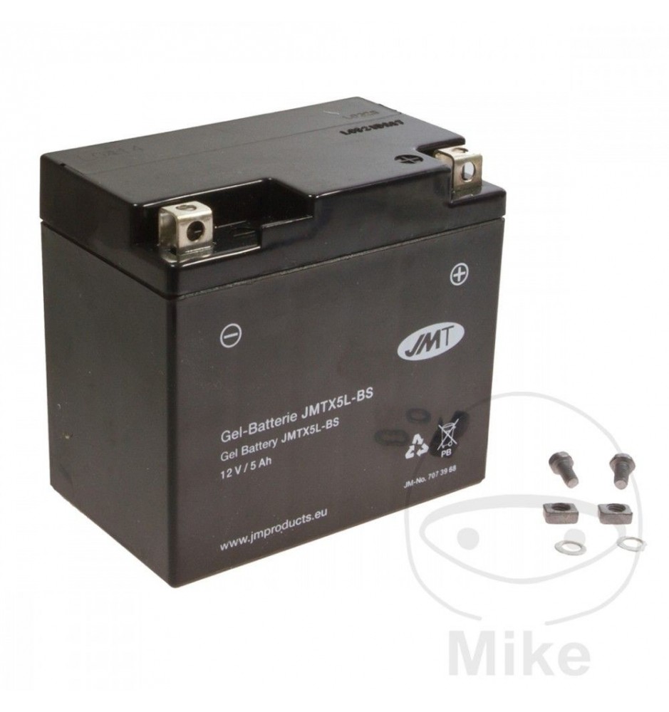 Akumulator żelowy JMT YTX5L-BS 12V 5Ah (odpowiednik Yuasa YTX5L-BS)