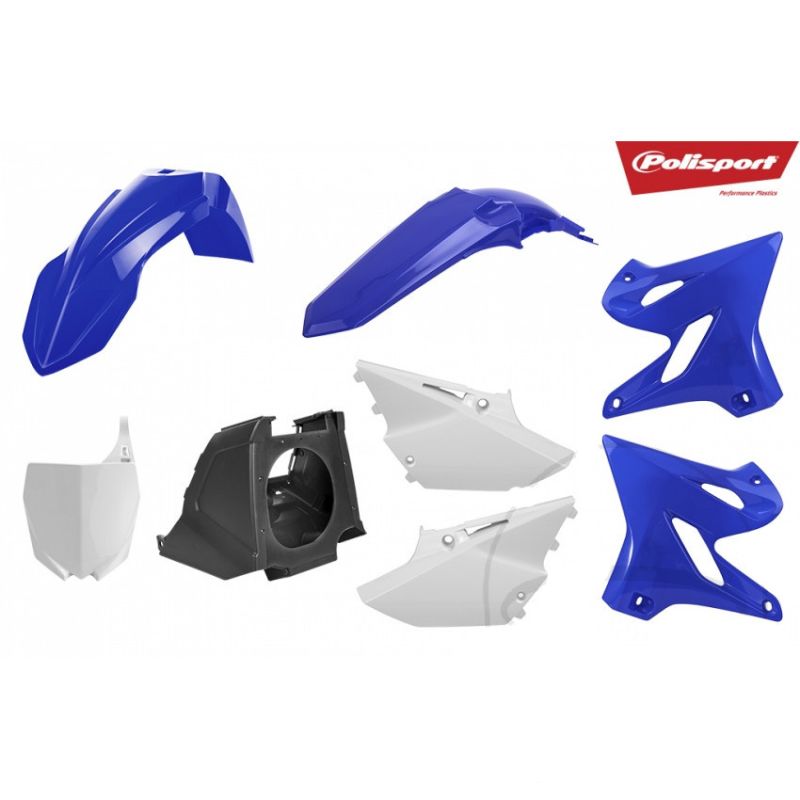 Zestaw osłon Polisport niebieski/czarny/biały do Yamaha YZ 125, YZ 250 2T
