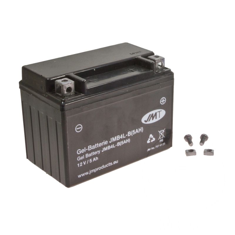 Akumulator żelowy JMT YB4L-B 5A 12V 5Ah (odpowiednik Yuasa YB4L-B)