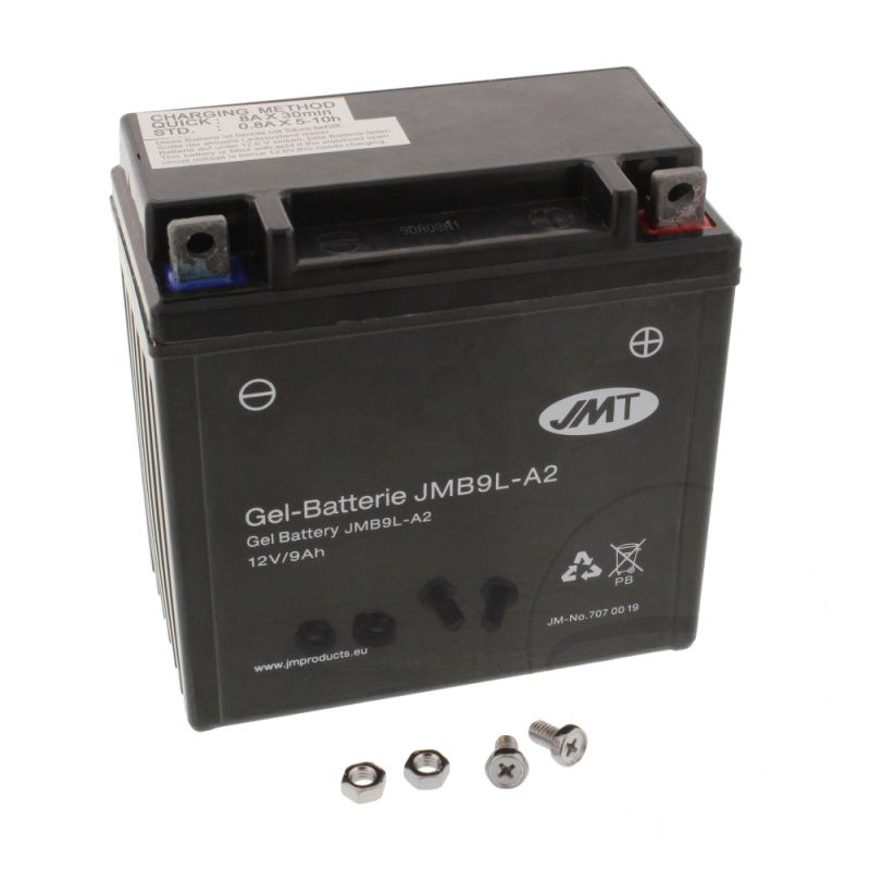 Akumulator żelowy JMT JMB9L-A2 12V 9Ah (odpowiednik Yuasa YB9L-A2)