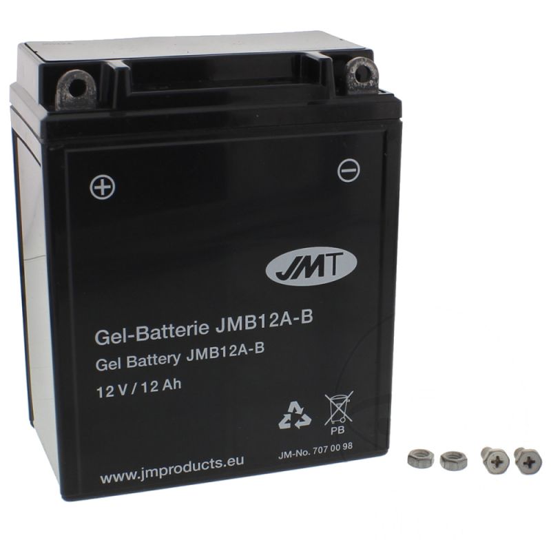 Akumulator żelowy JMT JMB12A-B 12V 12Ah (odpowiednik Yuasa YB12A-B)