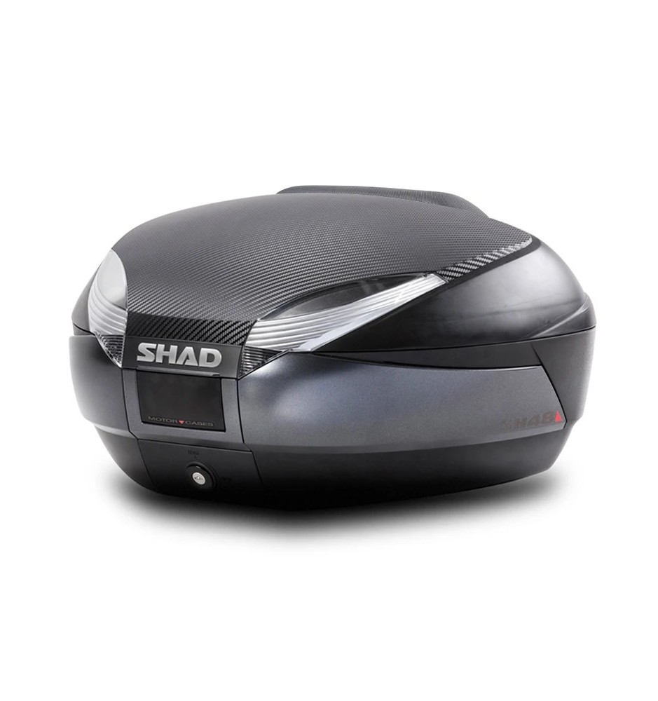 Kufer motocyklowy Shad SH48 Dark Grey (w komplecie: nakładka + oparcie)