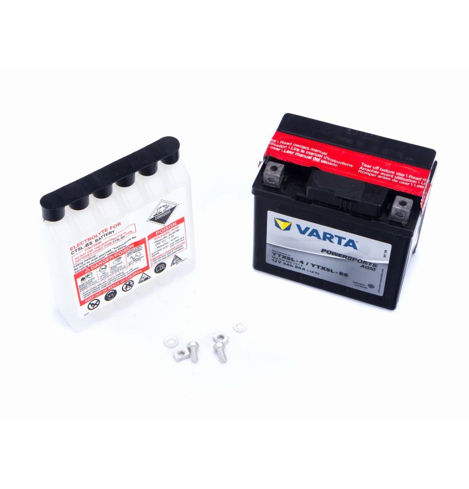 Akumulator żelowy AGM VARTA YTX5L-BS 12V 4Ah (114x71x106) (P+)