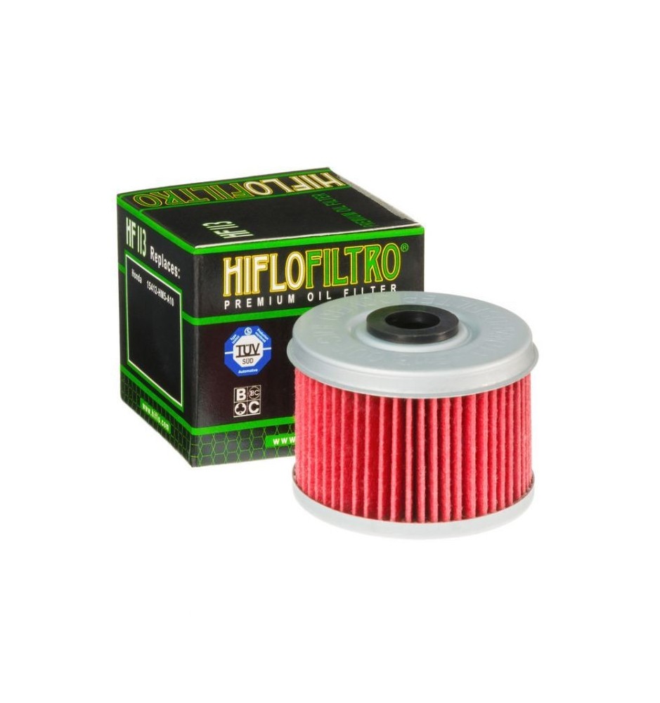 Filtr oleju HifloFiltro HF113 do Adly ATV, Crossroad, Hurricane, Sport / Honda CBF, TRX, VT, XL