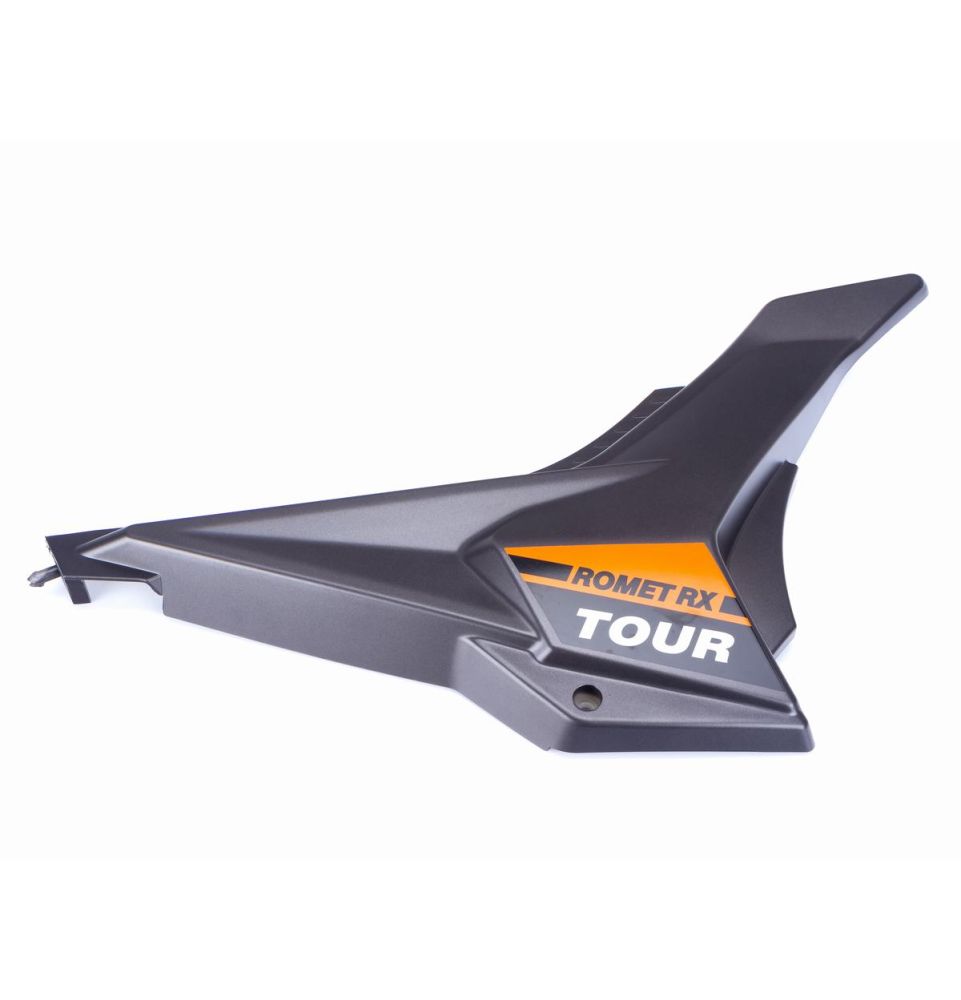Osłona boczna dolna Romet RX 125 Tour/Off prawa pomarańczowa