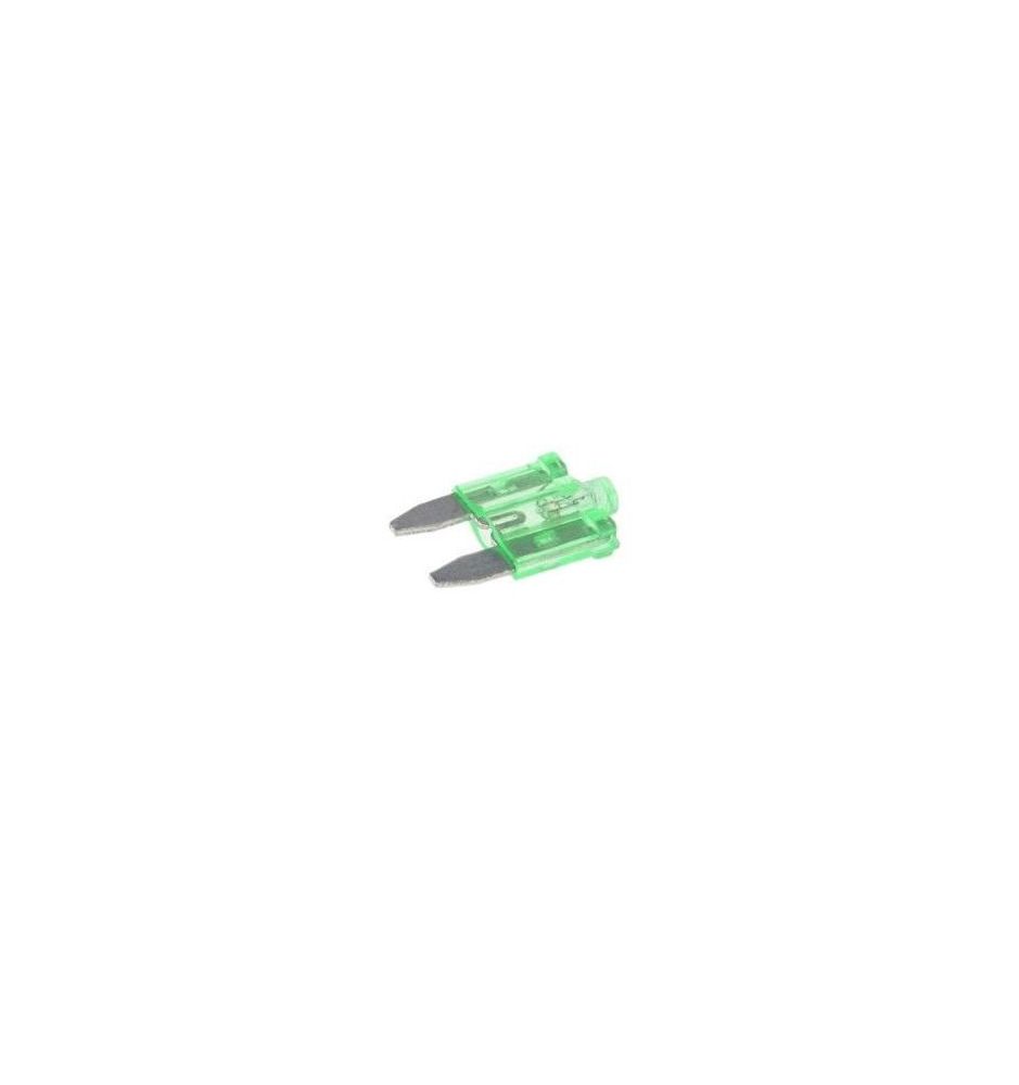 Bezpiecznik płytkowy mini 30A z diodą LED (cena za sztukę)