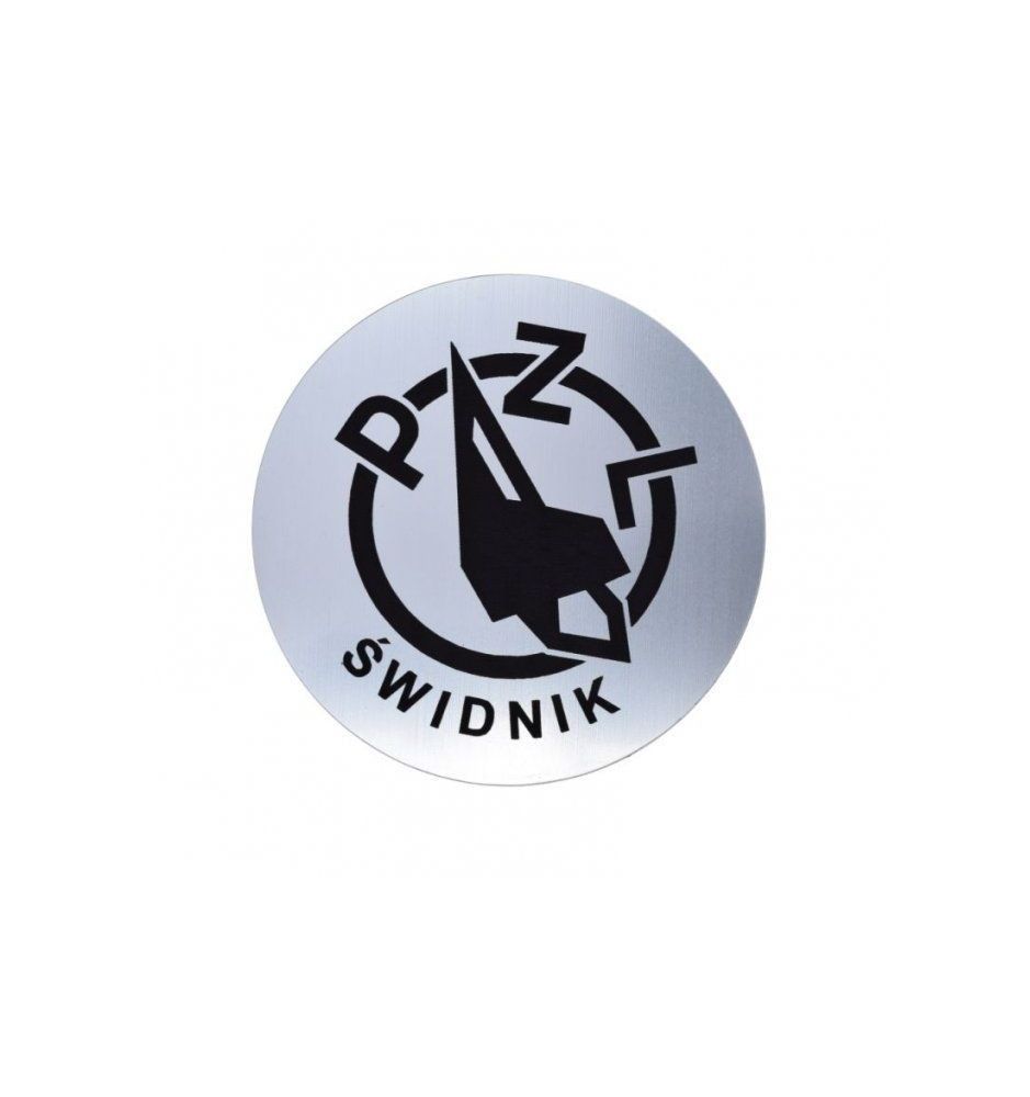 Emblemat zbiornika WSK grawerowany