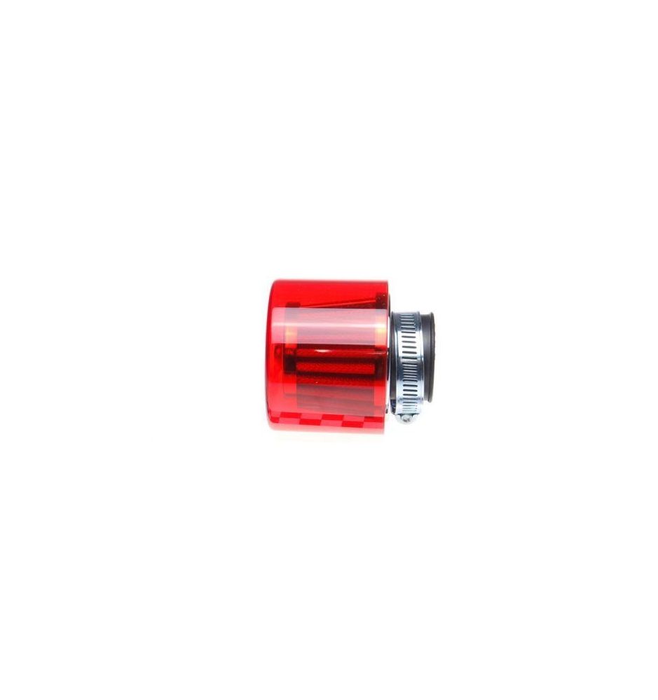 Filtr powietrza stożkowy 35mm KM201M1 osłona plastikowa czerwona