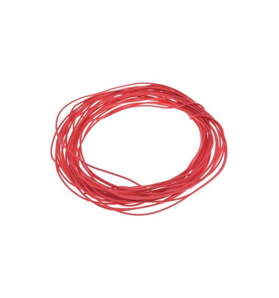 Przewód instalacji, wiązki elektrycznej 0,5mm czerwony (cena za metr)