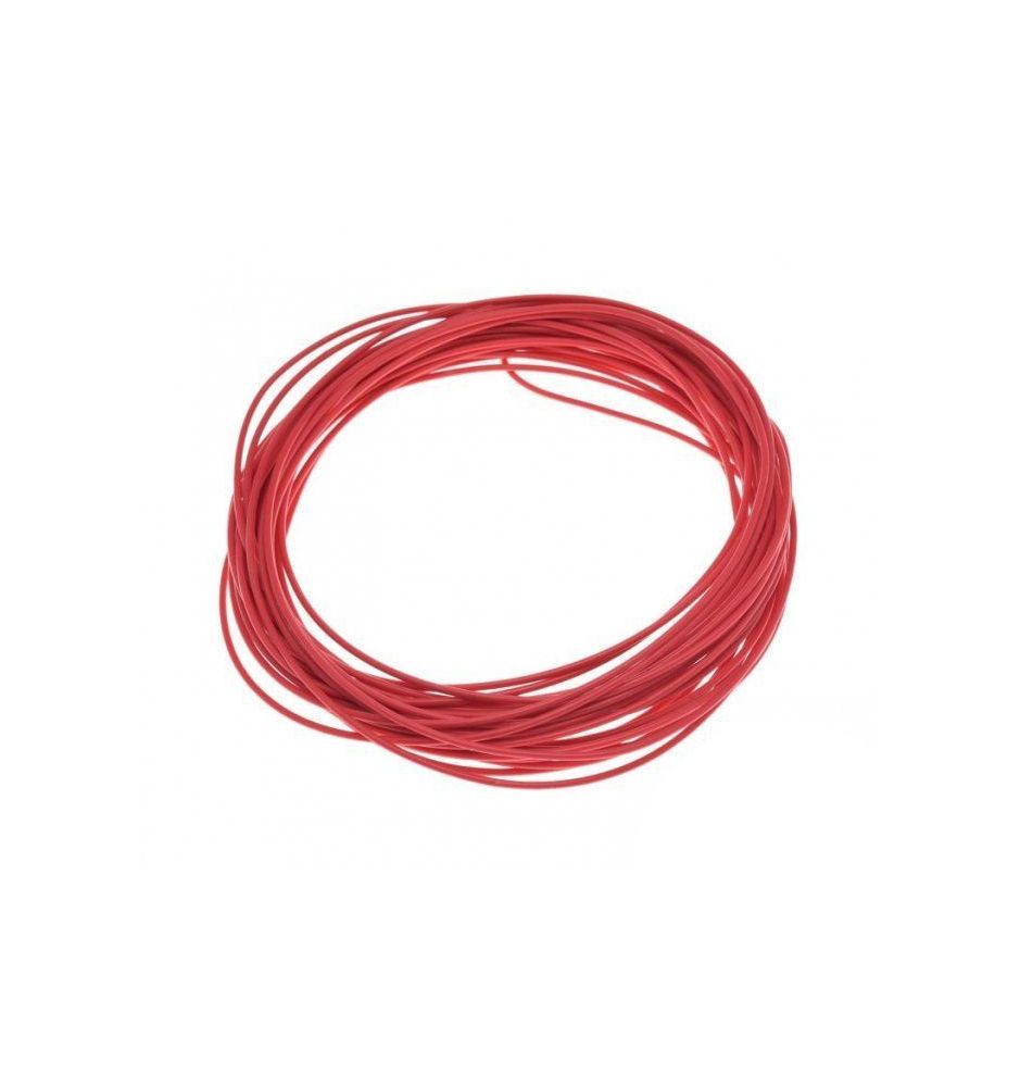 Przewód instalacji, wiązki elektrycznej 0,75mm czerwony (cena za metr)