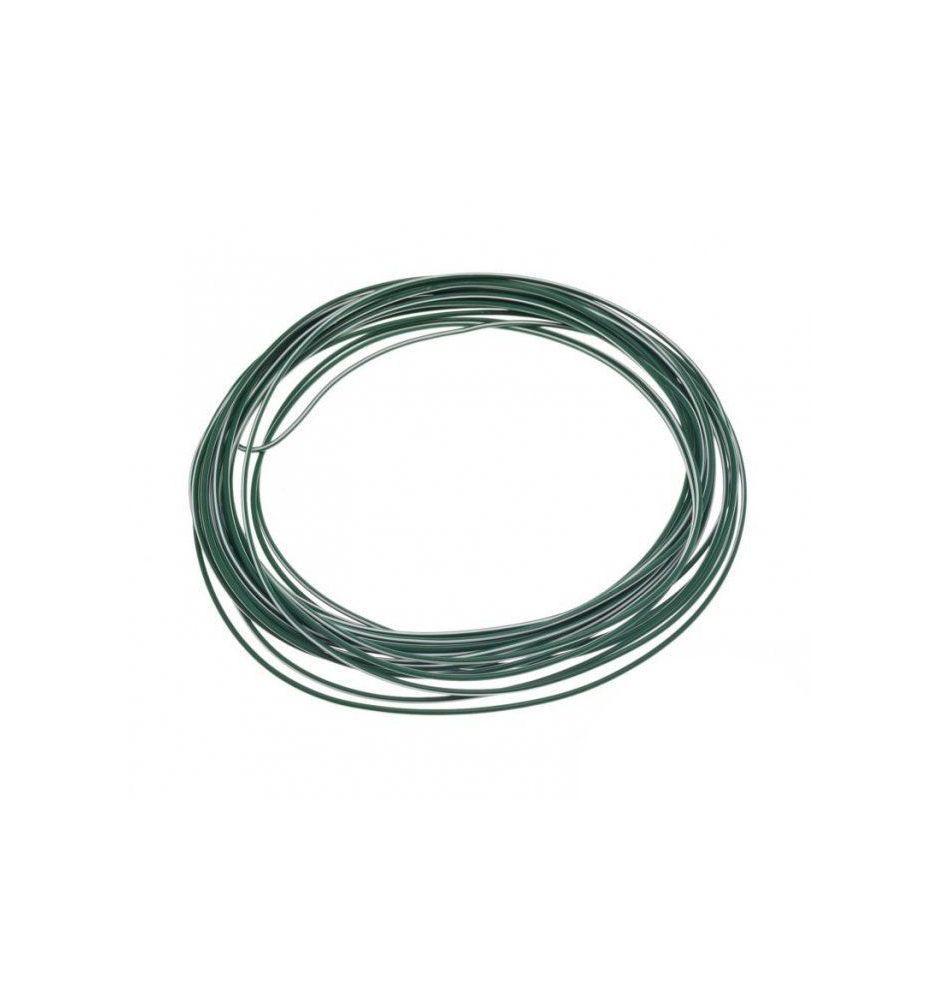 Przewód instalacji, wiązki elektrycznej 0,75mm zielony/biały (cena za metr)