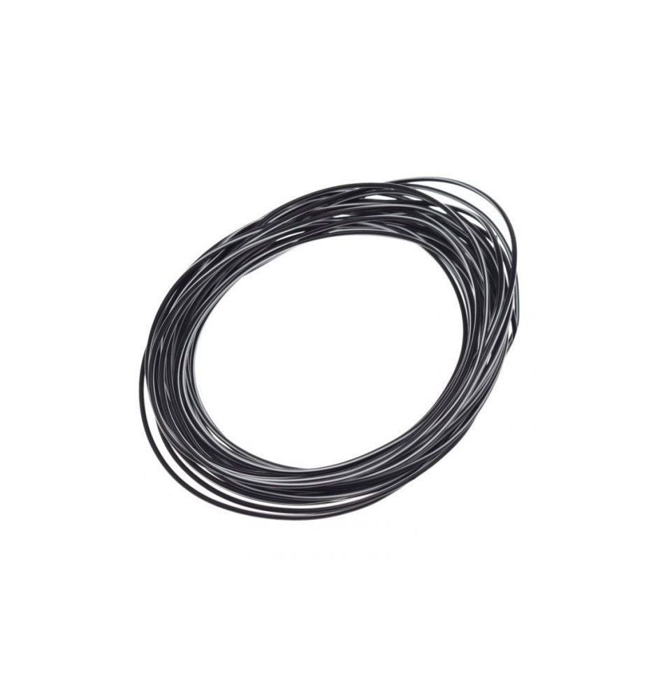 Przewód instalacji, wiązki elektrycznej 1,00mm czarny/biały (cena za metr)