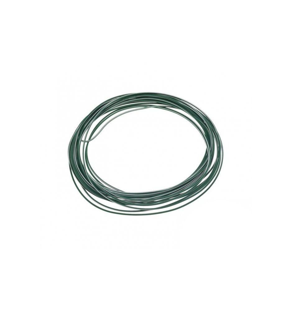 Przewód instalacji, wiązki elektrycznej 1,00mm zielony/biały (cena za metr)