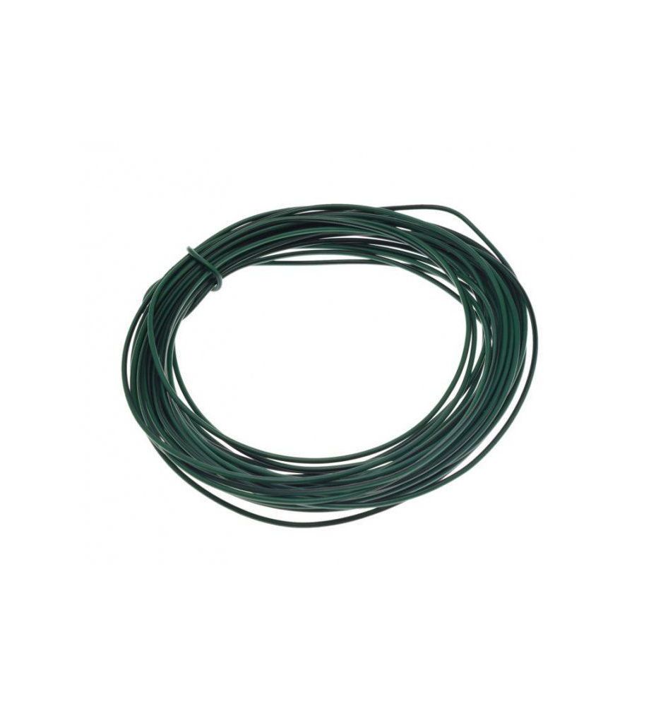 Przewód instalacji, wiązki elektrycznej 1,00mm zielony/czarny (cena za metr)