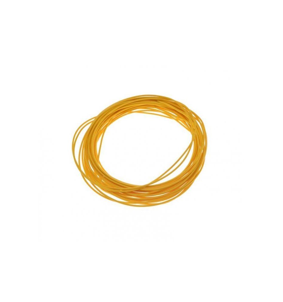 Przewód instalacji, wiązki elektrycznej 1,00mm żółty (cena za metr)