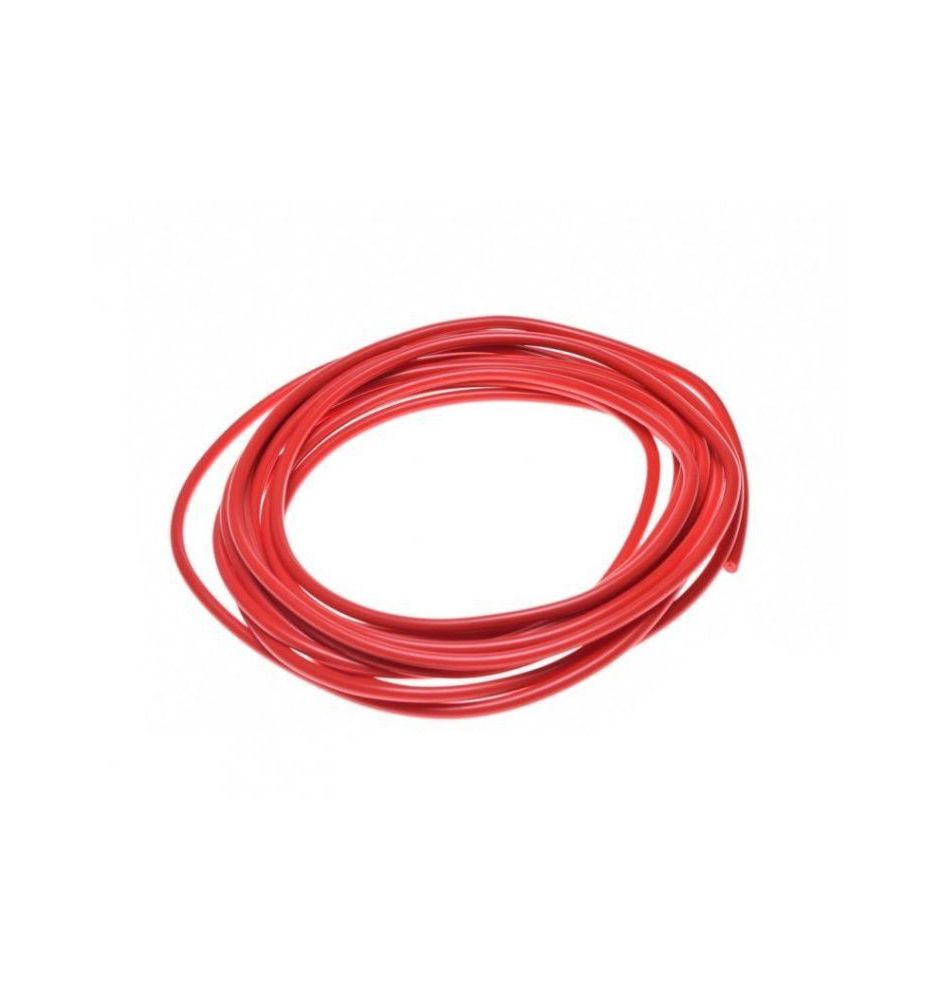 Przewód wysokiego napięcia, fajki zapłonowej (FI: 5mm) czerwony (cena za metr)